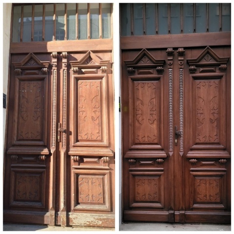 Usługi: Renowacja Drewna i Laminatu (Naprawa Lakieru i Koloru)